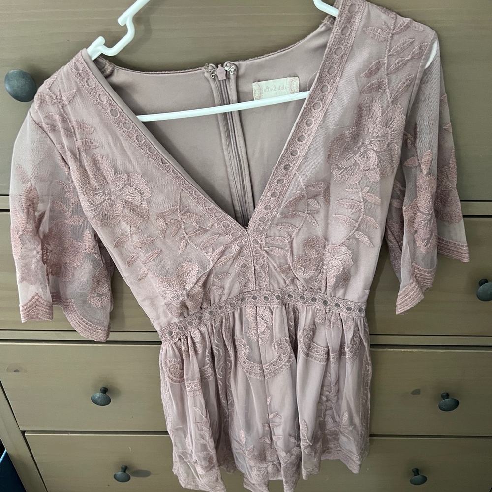 Lace romper